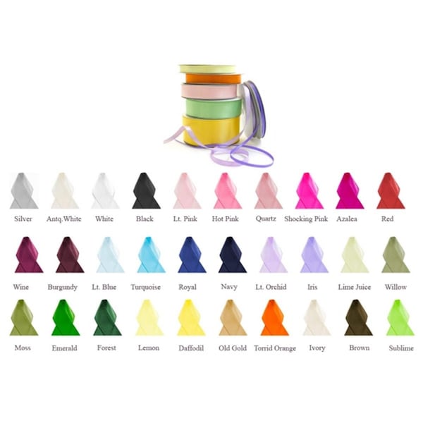 Papilion .5 in. Double-Face Satin Ribbon 100 Yards - Black PA394685 - main